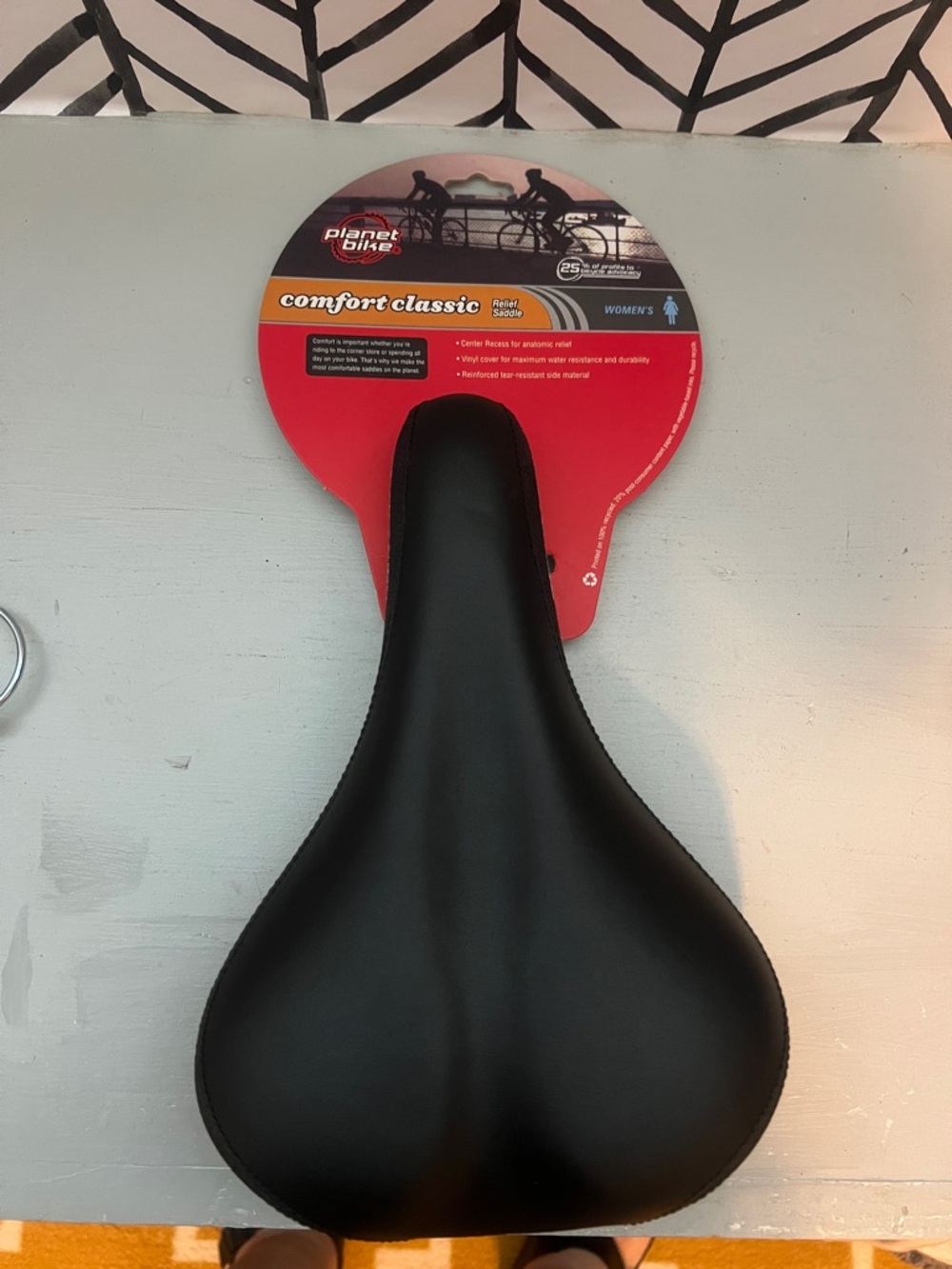 Comfort Classic Women's Bike Saddle - Black